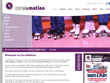 Tablet Screenshot of curvemotion.com